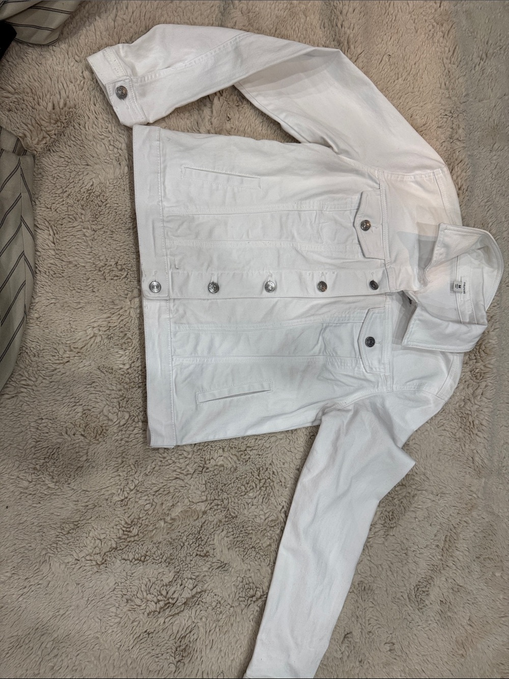 Maurices White Women's Jean Jacket